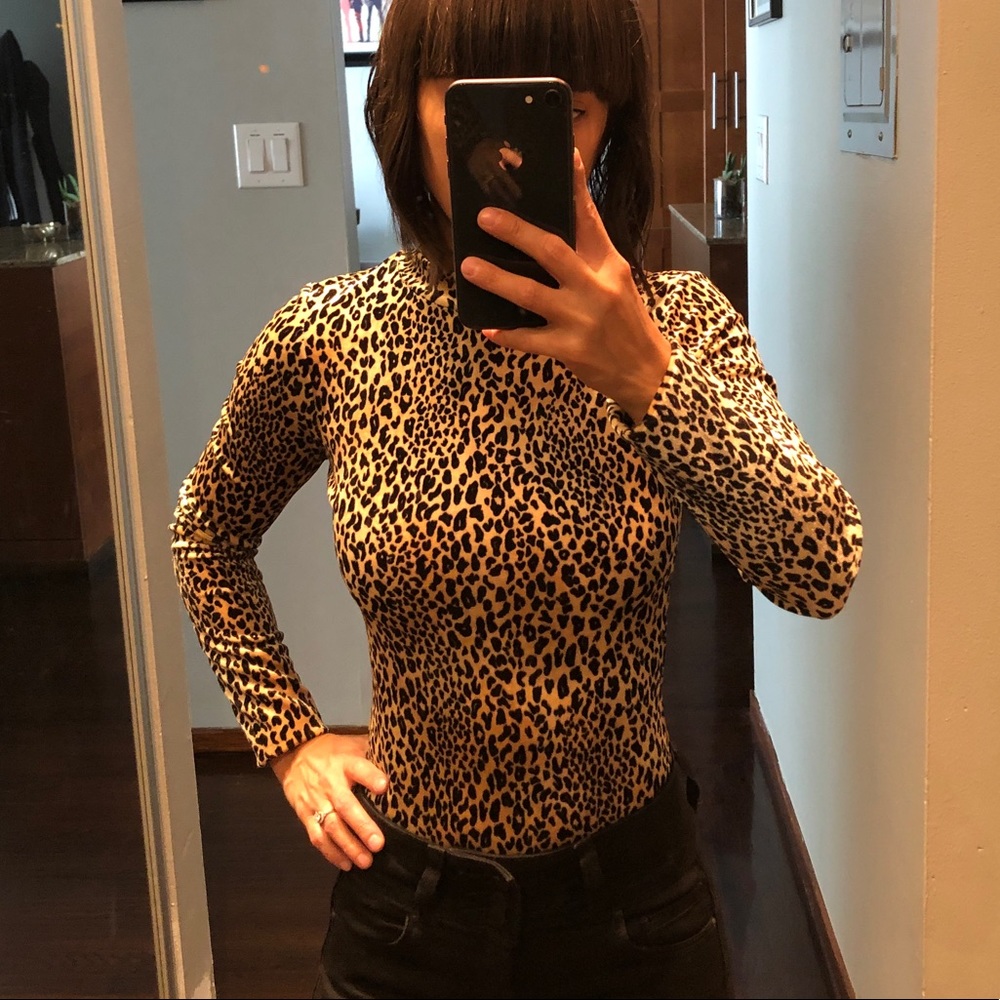 Velvet Leopard Bodysuit